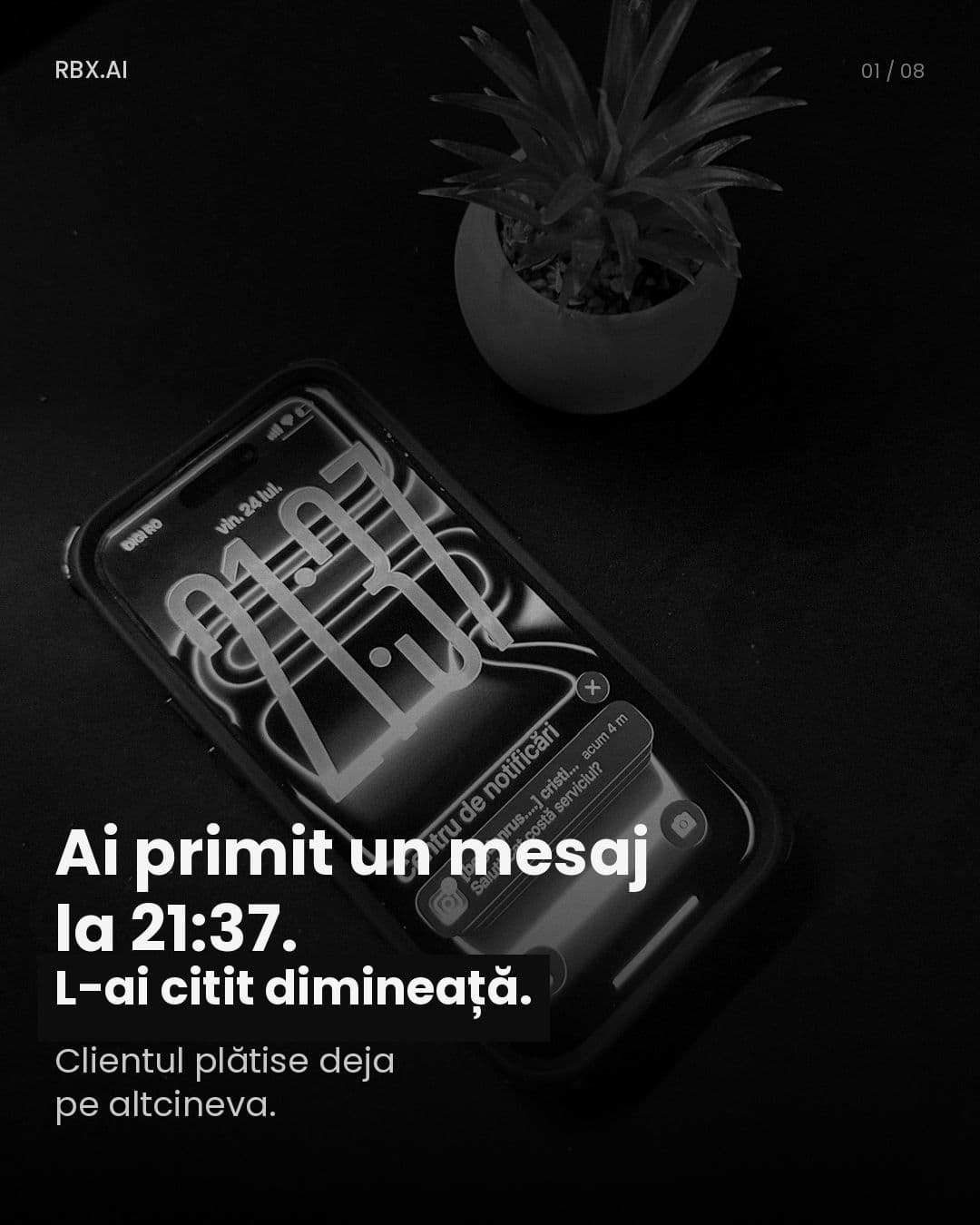 De ce pierzi clienți fără să știi — cadrul 1