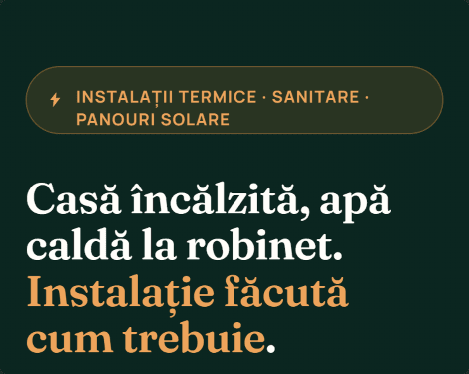 Expert Instal Serv., captură de ecran